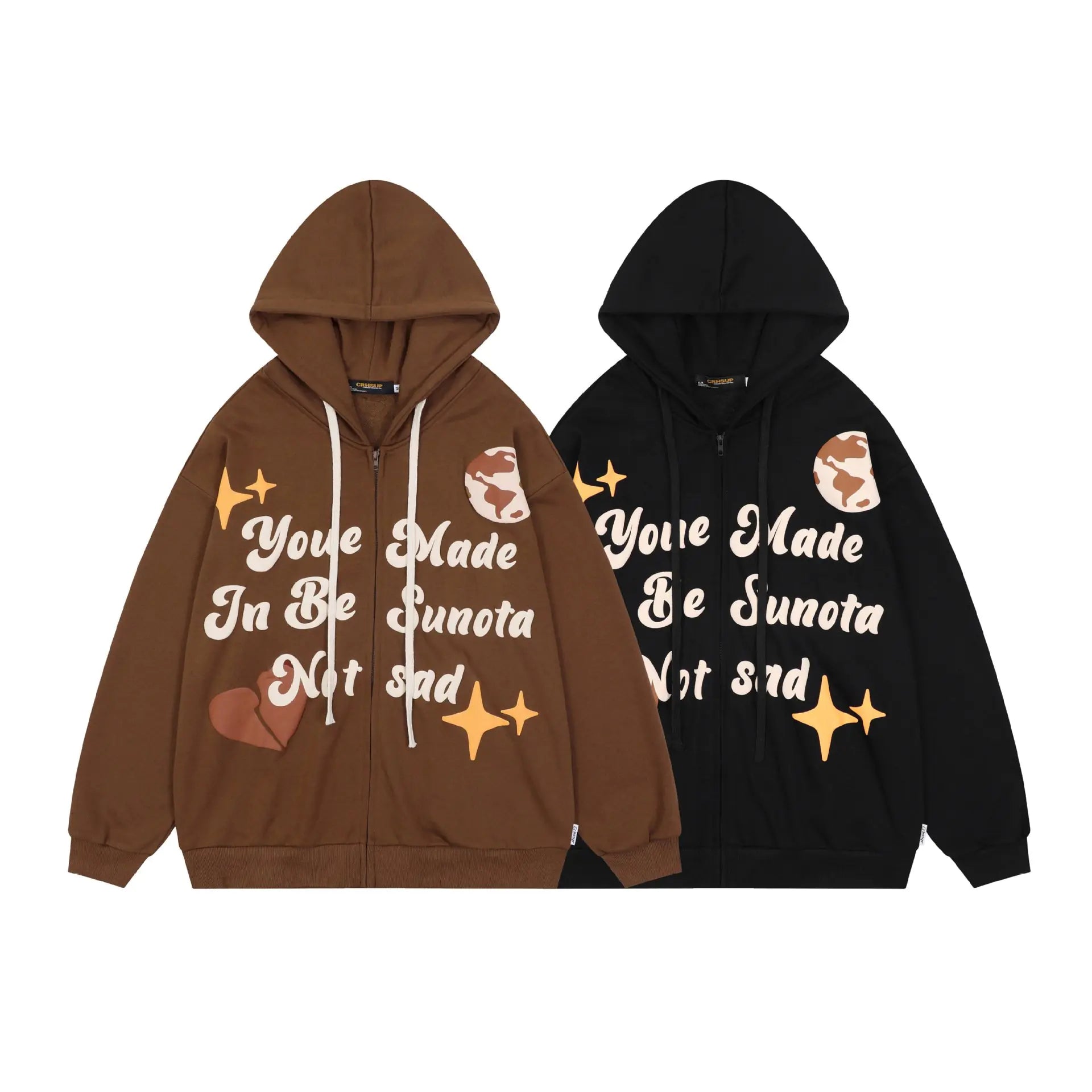 Unisex Graphic Cardigan Hoodie